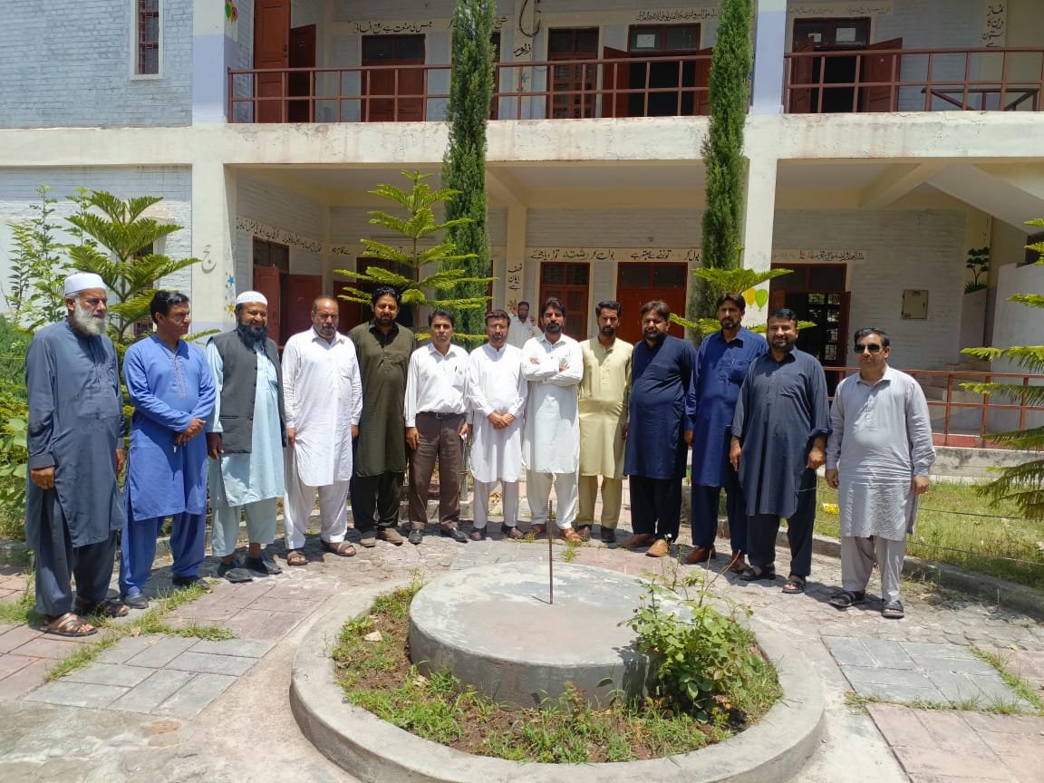 Staff group photo of Government Boys High School Ranjata
